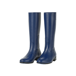 Victoria, Blue Leather, Tall Boots
