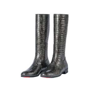 Victoria, Silver Croc, Tall Boots